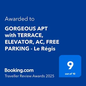  Apartment Gorgeous With Terrace, Elevator, Ac, Free Parking - Le Regis France